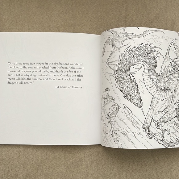 Game of Thrones Adult Colouring Book - Picture 3 of 3